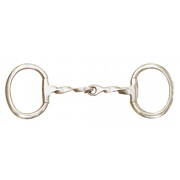 CENTAUR® Stainless Steel Twisted Mouth Eggbutt w/ Flat Rings