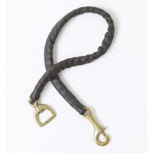 CENTAUR® Leather Covered Stud Chain- 30in