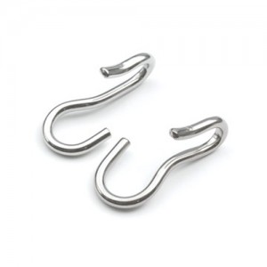 CENTAUR® Stainless Steel Curb Chain Hooks Pair